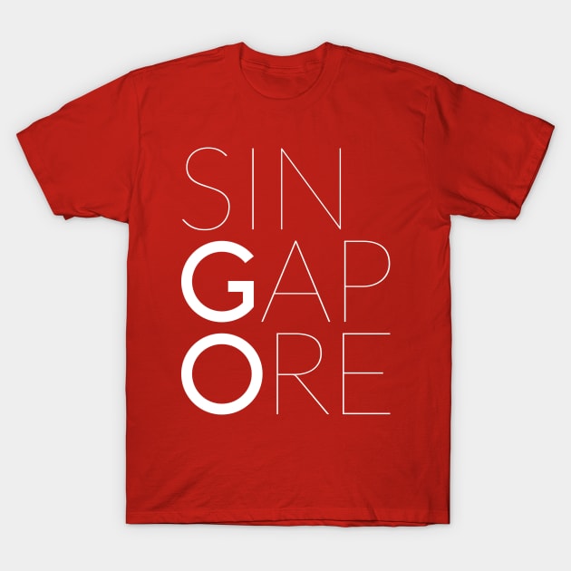 Go Singapore T-Shirt by VectorVectoria